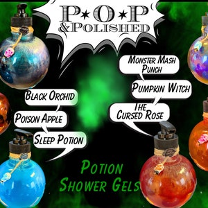 POP Halloween Shower Gels Scented Shower Gels Body Wash Soap Liquid Soap