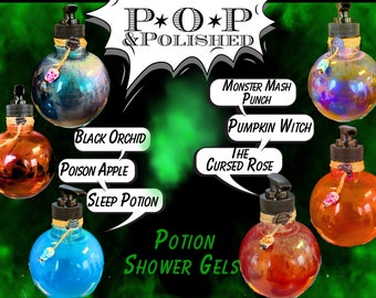 POP Halloween Shower Gels Scented Shower Gels Body Wash Soap Liquid Soap