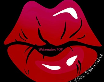POP Watermelon POP Pigmented Lip Gloss From The I Scream For Spring Collection Red Hot Pink