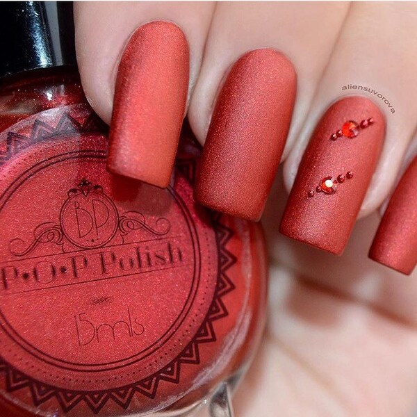 P•O•P Polish Indie Nailpolish Nail Mirror "Pyrrhus." Matte Smoke & Mirrors Collection