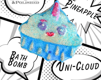 POP Kawaii Uni-Cloud POP Bath Bomb for Kids