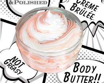 POP Creme Brûlée 2023 Holiday Body Butter Emulsified Luxurious Butters Non Greasy