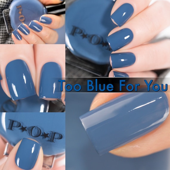 Buy Olive Newyork Gel finish Glossy Nail Paint Enamel for Women & Girls  (Pack of 1) - Special Bluish Grey Online at Best Prices in India - JioMart.