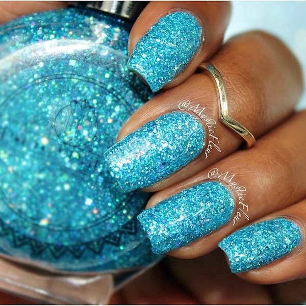 P•O•P It's A Drag Collection "The Library Is Open" Glitter  Indie Nail Polish Varnish Lacquer