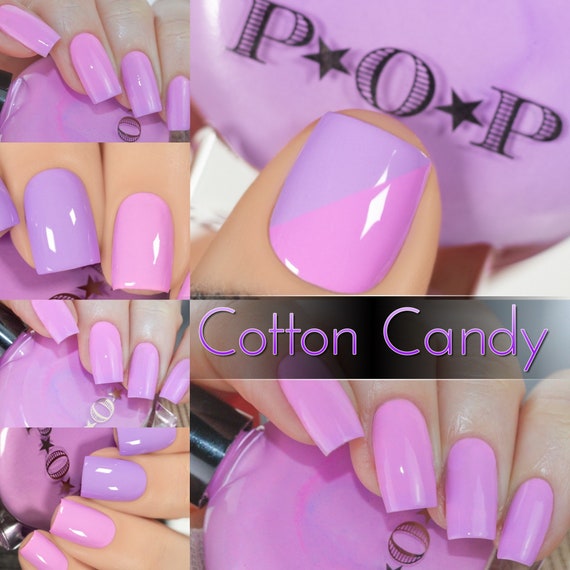 Cotton candy nail polish deals