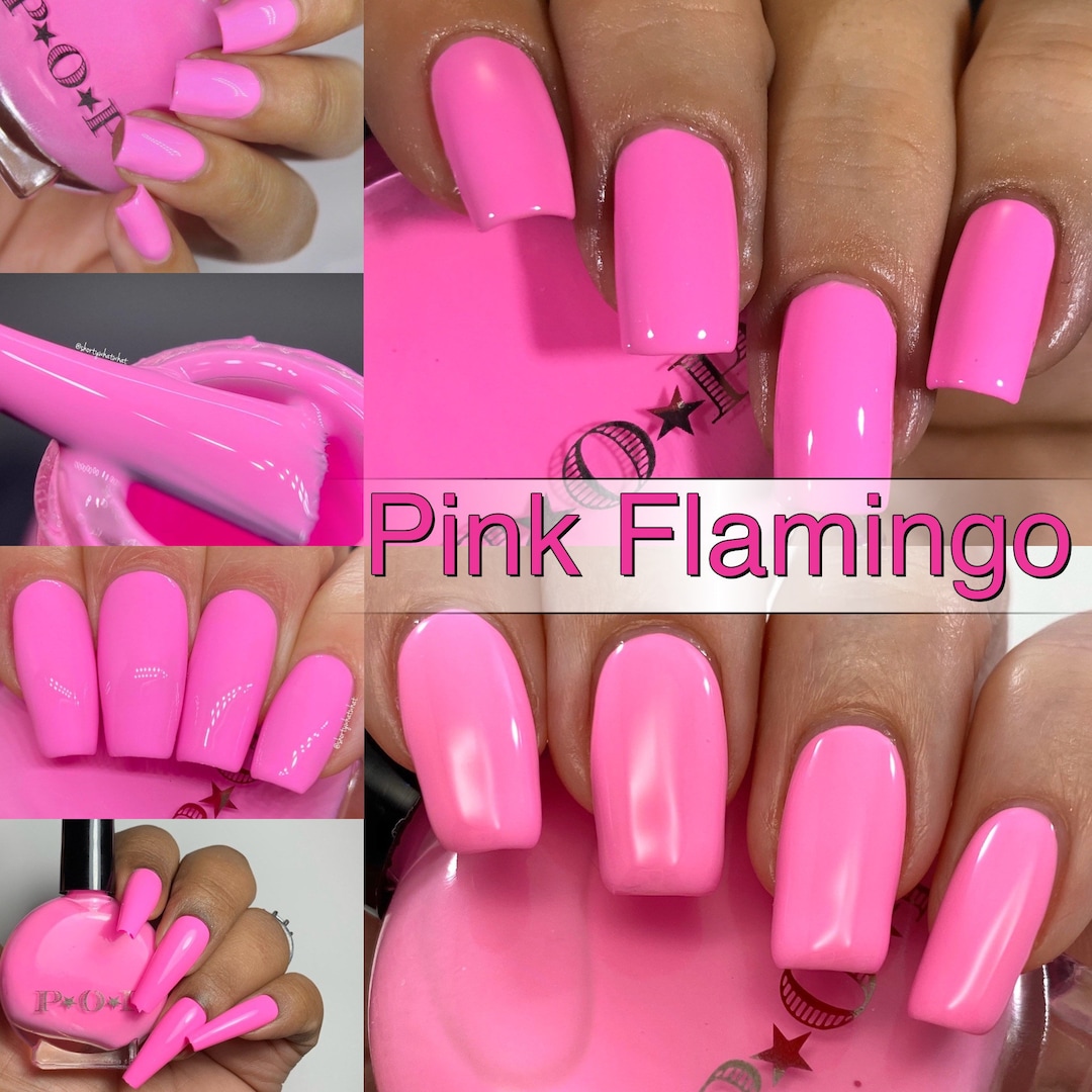 P.O.P Pink Flamingo the Creme Collection Neon Pastel Cream Pink Rose ...