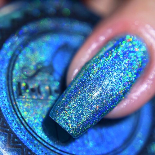 POP Polish Indie Nail Polish Mega Holo Holographic ice Etsy