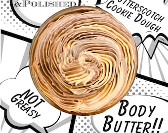 POP Butterscotch Cookie Dough 2023 Holiday Body Butter Emulsified Luxurious Butters Non Greasy