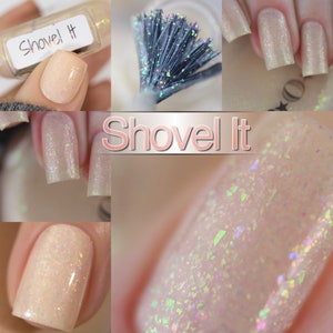 Pink Gradient Glitter Short Square Nails, Butterfly Rhinestone Nail Art,  Rainsin 24PCS Press on Fake Nails 
