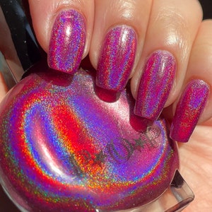 P•O•P Polish Indie Nailpolish Nail Holo Mega Holographic &quot;Heliotrope.&quot;