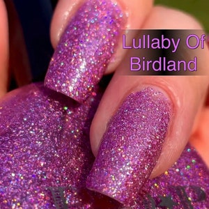 P•O•P Iconic Collection "Lullaby Of Birdland" Micro Glitter Bomb Indie Nail Polish Varnish Lacquer