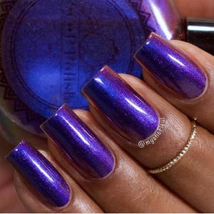 POP Polish What a Royal Slick Nail Polish Quick Dryt with Sifting Oil Slick 360 DuoChrome Mirror MultiChrome image 3