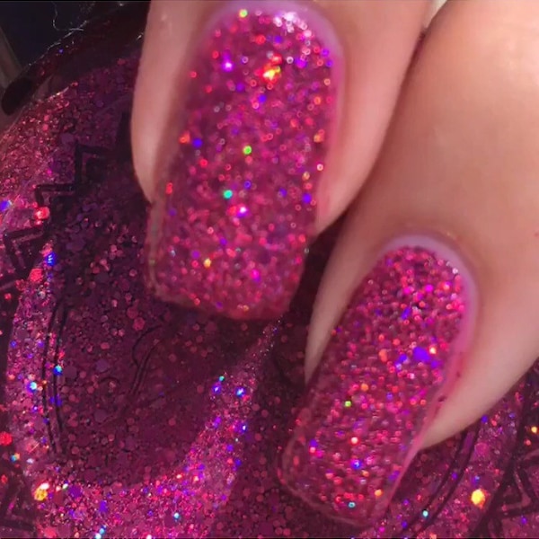 P•O•P It's A Drag Collection "Sissy That Walk" Glitter  Indie Nail Polish Varnish Lacquer