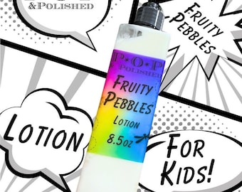 POP Fruity Pebbles Lotion for Kids!