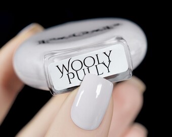 P.O.P Wooly Pully The 2024 Sweater Weather Collection Nude Khaki beige Pastel Cream Nail Polish Indie Lacquer Varnish Water Marble Stamping