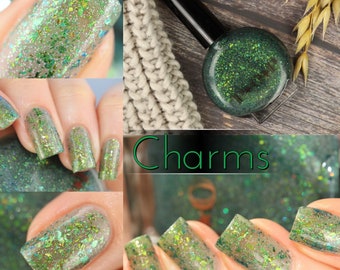 P•O•P Charms It's Witchcraft 2 Thermal Collection Multi Chrome Flakes Nail Polish Quick Dry Temperature Sensitive Shimmer