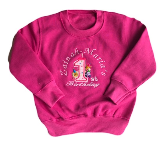 personalised baby sweatshirt