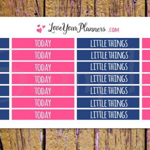 TEA TIME Header Planner Stickers Header Stickers Functional Stickers To Do Sticker Today Stickers Little Things This Week Next Week H187