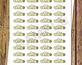40 pegatinas kawaii para esterilla de yoga, planificador de yoga, pegatinas de entrenamiento, pegatinas kawaii, pegatinas de fitness, planificador kawaii para clase de yoga S46