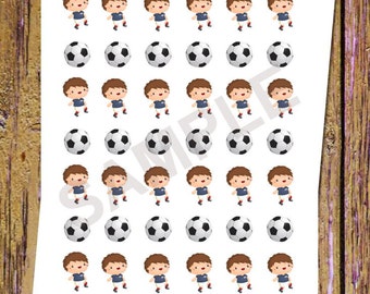 42 Soccer Planner Stickers Soccer Stickers Soccer Game Stickers Functional Stickers Sports Stickers Soccer Class Icon Fitness Stickers A101
