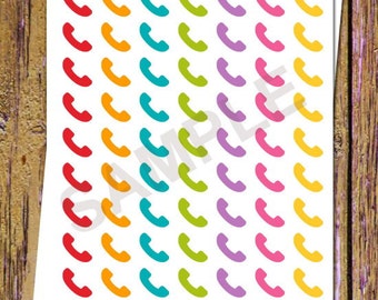 63 Stickers pour agenda téléphonique Stickers téléphone Stickers facture de téléphone Stickers icônes Stickers arc-en-ciel Sticker coloré Paiement de facture Appel téléphonique A65