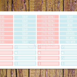 STRAND SPASS Aufkleber Planer Header Sticker Funktionale Aufkleber To Do Stickers Today Sticker Kleine Dinge Zu Kaufen Kosten Rosa Blau