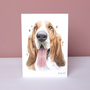 Basset Hound Alle Gelegenheitskarten, Niedliche Bassett Geburtstagsgrußkarte