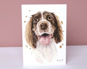 Spaniel All Occasion Card, Funny Dog Birthday Greeting Cards