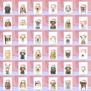 Carte de Noël pompon Golden Retriever image 2