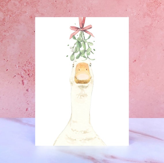 Goose Christmas Card