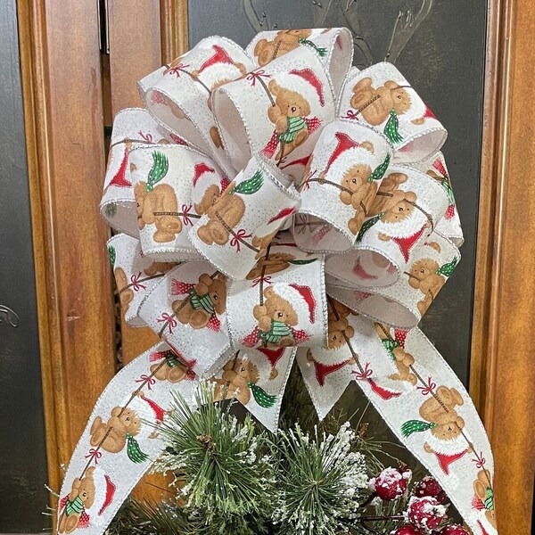 Teddy Bear Tree Topper Etsy