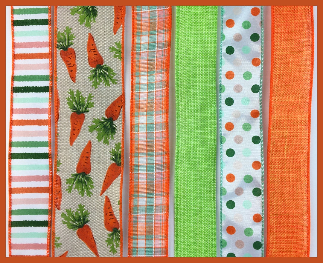 Spring Wired Ribbon, Ribbon Bundles, Wreath Ribbon Kits, Wired Ribbon ...