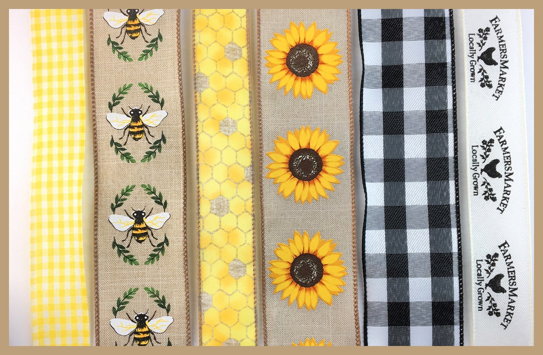 Spring Wired Ribbon, Ribbon Bundles, Wreath Ribbon Kits, Wired Ribbon