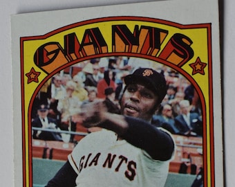 1972 Topps Willie McCovey San Francisco Giants Hall of Famer #280, San Francisco Giants Baseball, Major League Baseball, Sports Trading Card