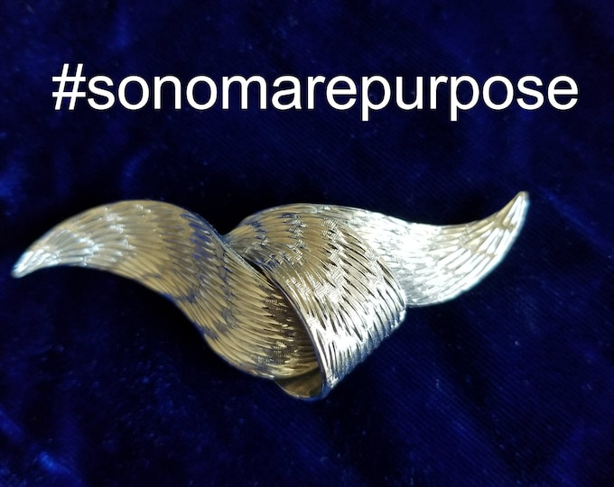 Vintage 1950's CORO Signed Silvertone Pin, Coro Jewelry, Coro Pins, Coro Pins, Silver CORO Brooch, CORO Jewelry, Silver Brooch, Silver Pin
