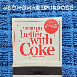 Coca Cola 1964 New Your World&#39;s Fair Vintage Matchbook, Coco Cola Collectible World Fair, Vintage Coco Cola Advertising, Coco Cola Matchbook