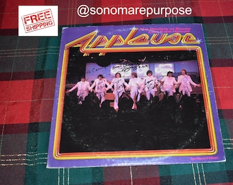 Autographed, Signed, Vintage Original Hawaiian Vinyl Record Album, Society of Seven - Applause Live from Hawaii, Near Mint, Hawaiian Music