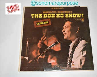 Vintage Original Hawaiian Vinyl Record Album, Don Ho - Show! Live from Hawaii, RARE Vintage Record, Vintage Hawaii, Hawaiian, Hawaii