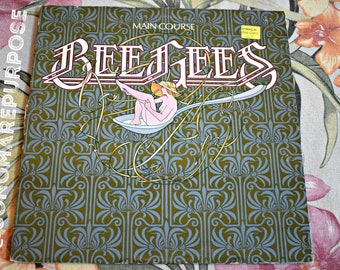Vintage Bee Gees Main Course 1975 LP Record Album, Vintage 1970s, Disco Era, Vintage Disco Record, Bee Gees Disco Dancing