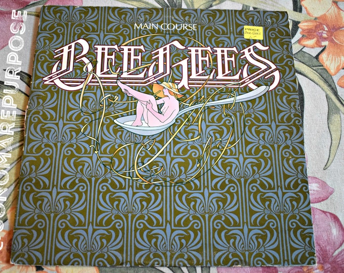 Vintage Bee Gees Main Course 1975 LP Record Album, Vintage 1970s, Disco Era, Vintage Disco Record, Bee Gees Disco Dancing