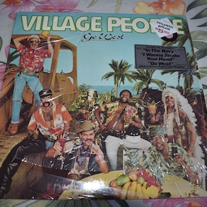 Vintage Village People - Go West Vintage 1979 LP Casablanca Vinyl Record Album, Vintage Record, Vintage 1970s,Disco Era,Vintage Disco Record