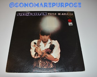 Little Steven And The Disciples Voice of America Stereo 1984 lp Vintage Rare PROMO Album Record, Rock and Roll Vinyl Record,Bruce Springteen