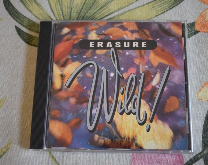 Vintage Erasure Wild 1989 CD,  Electronic, Pop, Synth-pop, Erasure CD, Sire Records