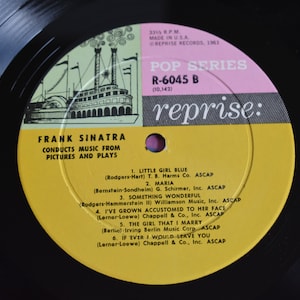 Frank Sinatra Conducts Music From Pictures and Plays Originalvintage
