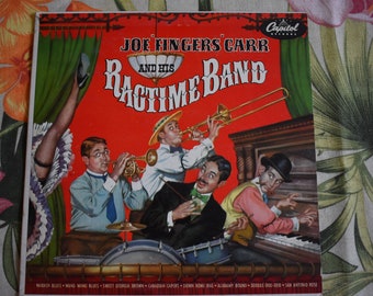 Joe 'Fingers' Carr And His Ragtime Band* – Joe 'Fingers' Carr And His Ragtime Band H443, 33 rpm RARE Vintage Record