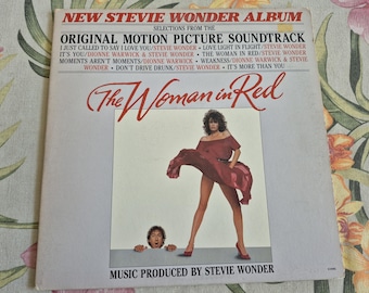 The Woman In Red (Selections From The Original Motion Picture Soundtrack) Motown – 6108ML, Stevie Wonder, Dione Warwick, Gene Wilder, Movie