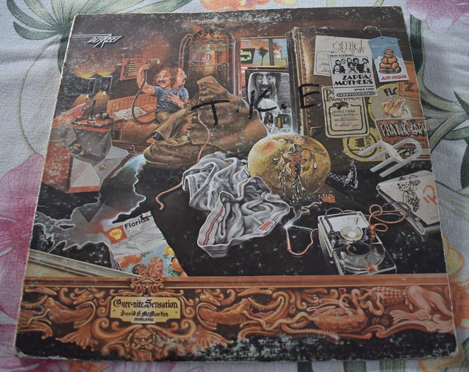 Frank Zappa/The Mothers Over-Nite Sensation Classic Rock Vinyl 1973 MS 2149 Vintage Vinyl Record, Rock and Roll, Hard Rock,Parody,Prog Rock