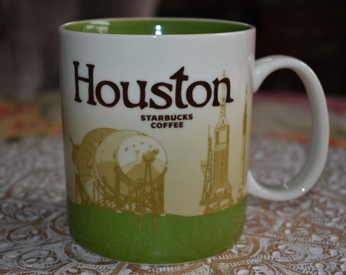 Starbucks Houston Texas Location Coffee Tea Mug 16oz, Starbucks Retro Coffee Mug, Starbucks Label, Starbucks Coffee, Starbucks, Mermaid