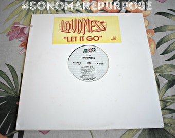 Loudness Let It Go 1986 PROMO PR 884 ATCO Vintage Vinyl Metal Record, Vinyl Record Near Mint Album Record, Metal, Loudness Metal Rock