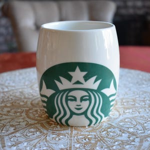 Starbucks White Green Mermaid Coffee Tea Mug Cup 14oz, Starbucks Retro Coffee Mug, Starbucks Label, Starbucks Coffee, Starbucks, Mermaid